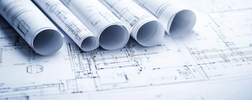 Architectural plans and scale drawings